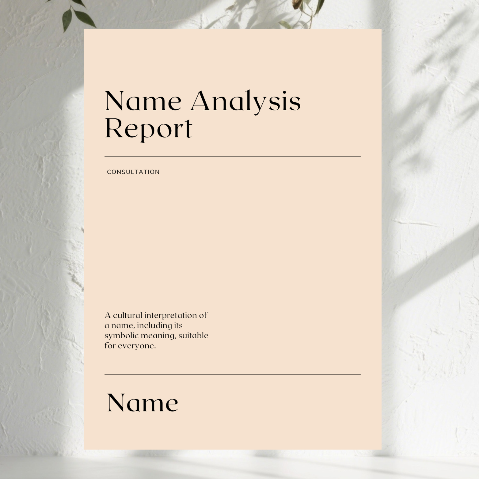 D65 Cultural Naming Advisory