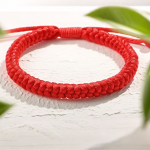 D8 Red Woven Bracelet
